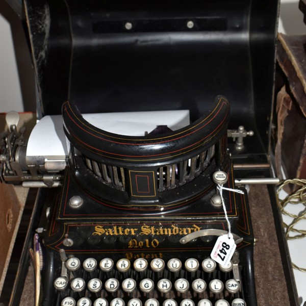 Early C20th Salter Typewriter Sold £420