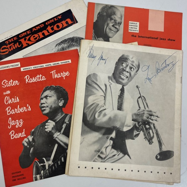 Louis Armstrong Signed Programme Sold £280