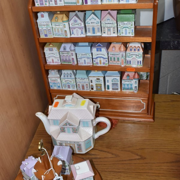Brooks And Bentley Spice Rack Teapot Condiment Tray Sold £420