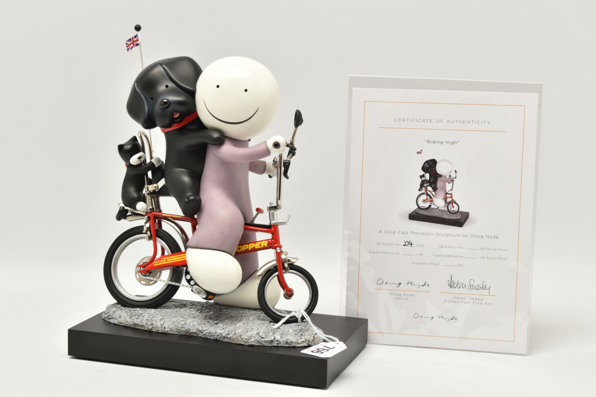 Doug Hyde Riding High Ltd Edition Sculpture Sold £320