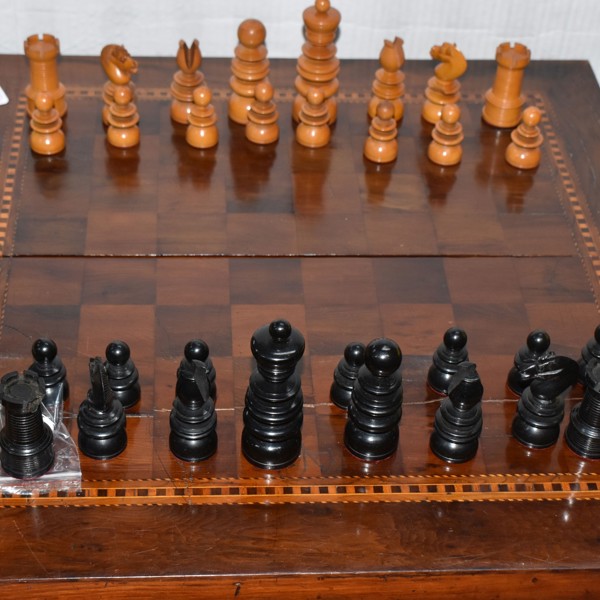 Vintage Wooden Chess Set Sold £340