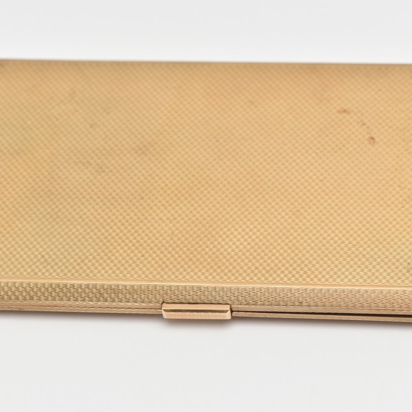9Ct Gold Cigarette Case Sold £4,850