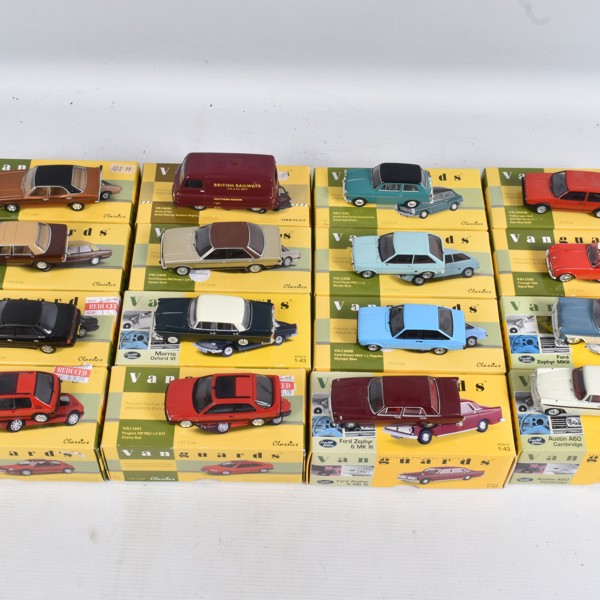 16 Boxed Vanguards Scale Diecast Models Sold £200