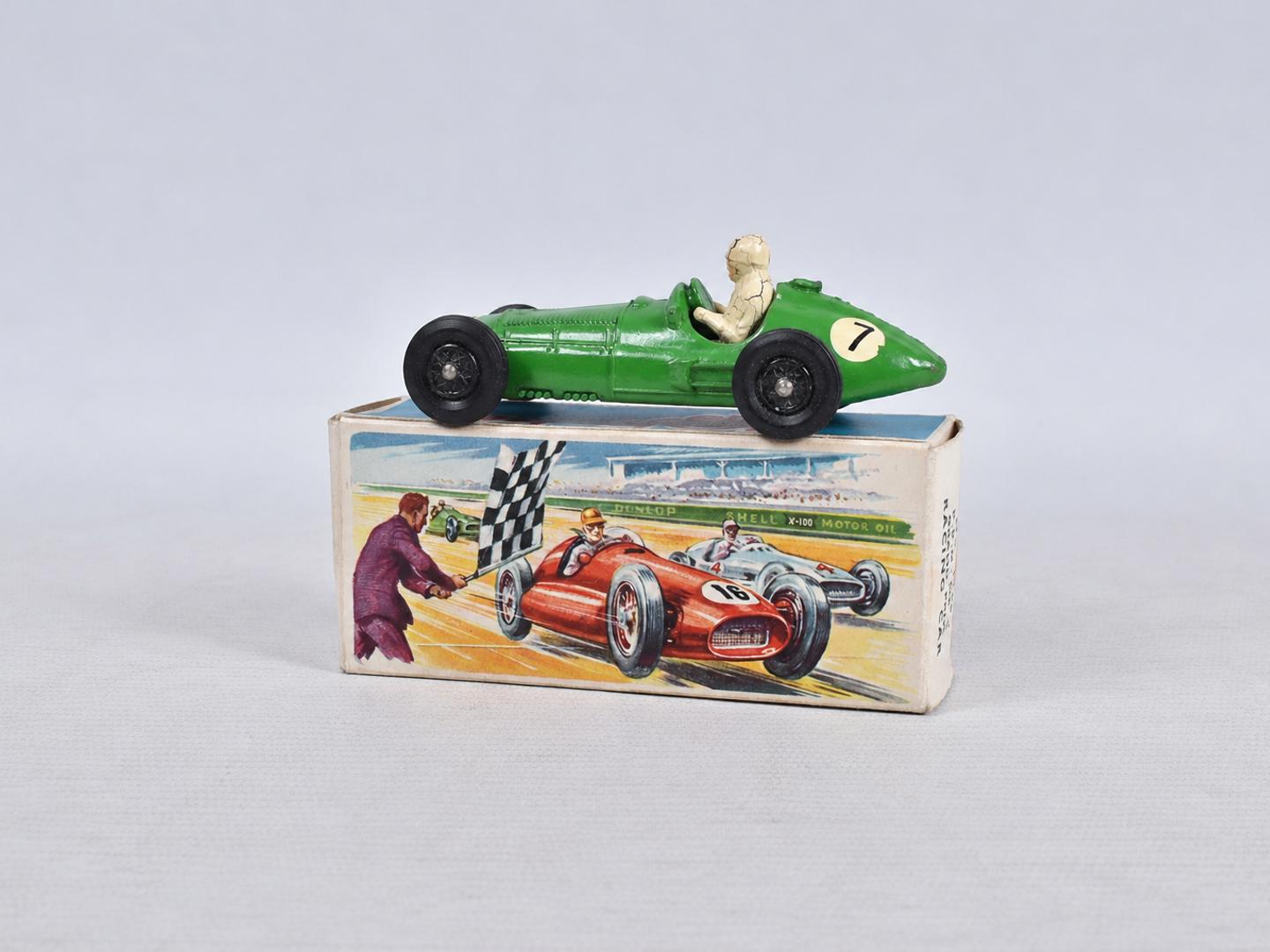 Vintage Green Race Car and Box.png