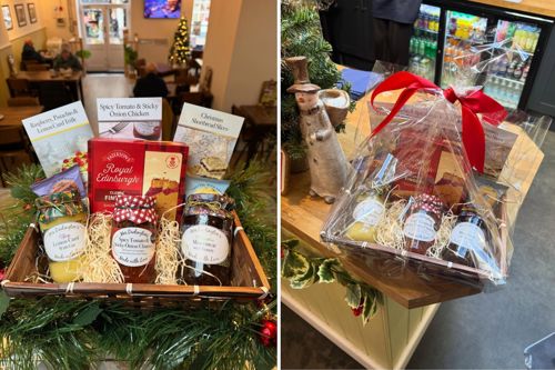 Make-your-own Christmas hampers are now available.