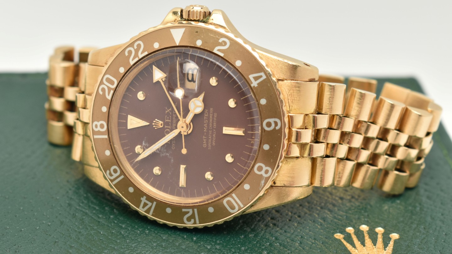 Rolex Gold 1973 Rolex GMT Master 1675 Watch 2