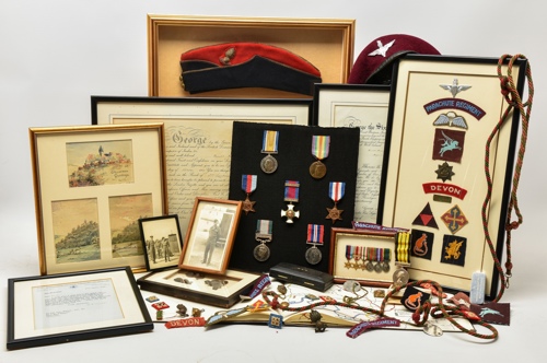 The Merton family medals collection of Harold Merton, his son Richard and brother Leslie.