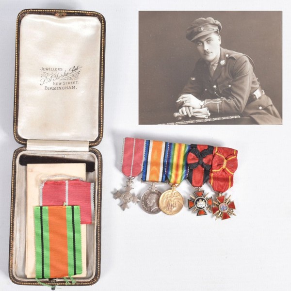 Miniature Medals Archive Of Captain Reginald Frederick Shaw Sold £660