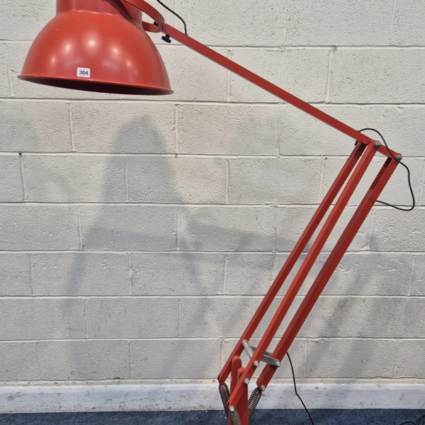 Large Red Anglepoise Play Giant 1227 Lamp Sold £600