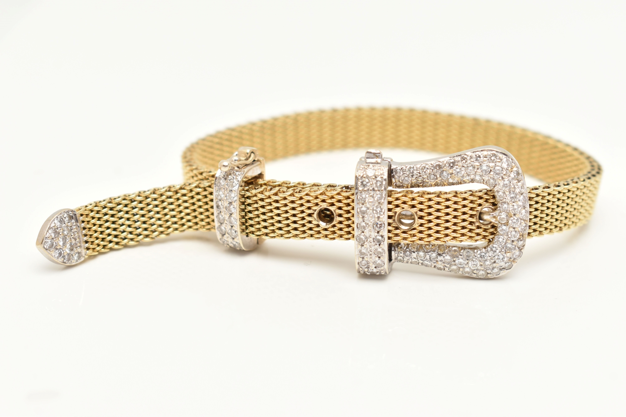 Diamond Buckle Bracelet Sold £1,500