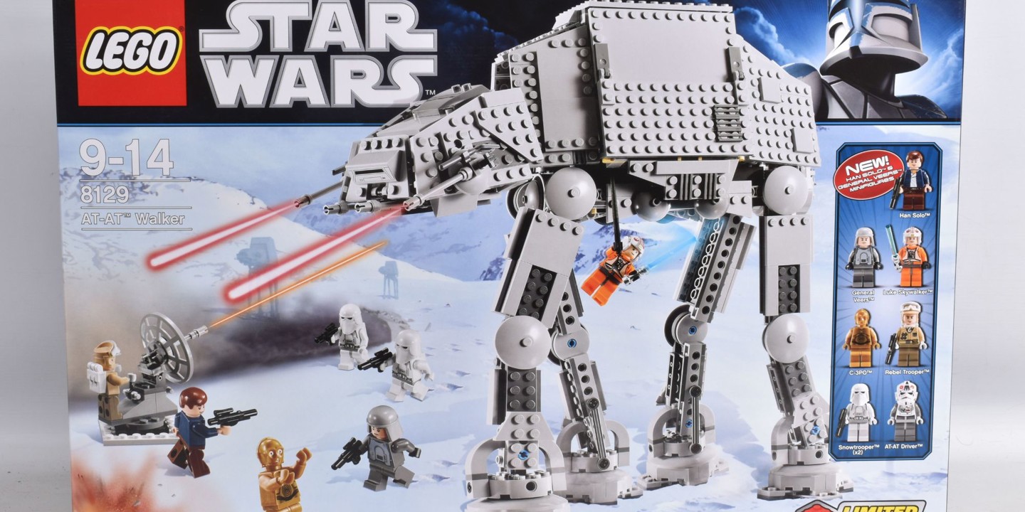 Page Top Sealed Boxed LEGO Star Wars AT AT Walker Reference 8129 30Th Anniversary The Empire Strikes Back Sold £200