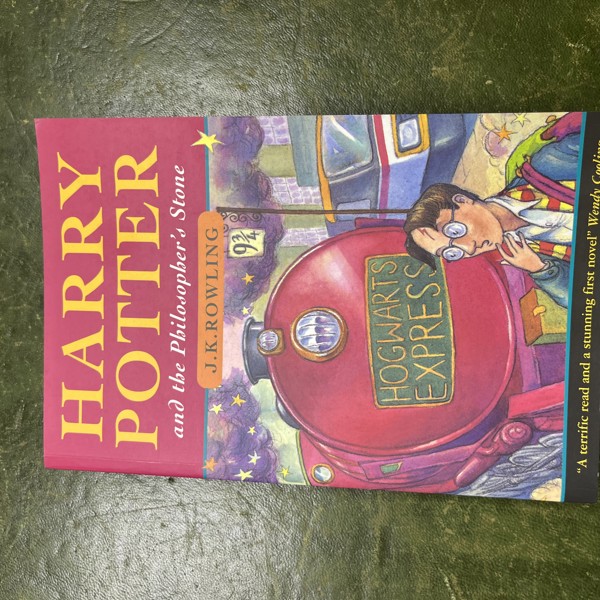 Harry Potter Philosopher's Stone 1St Edition Paperback Soft Cover Book Sold £6,600