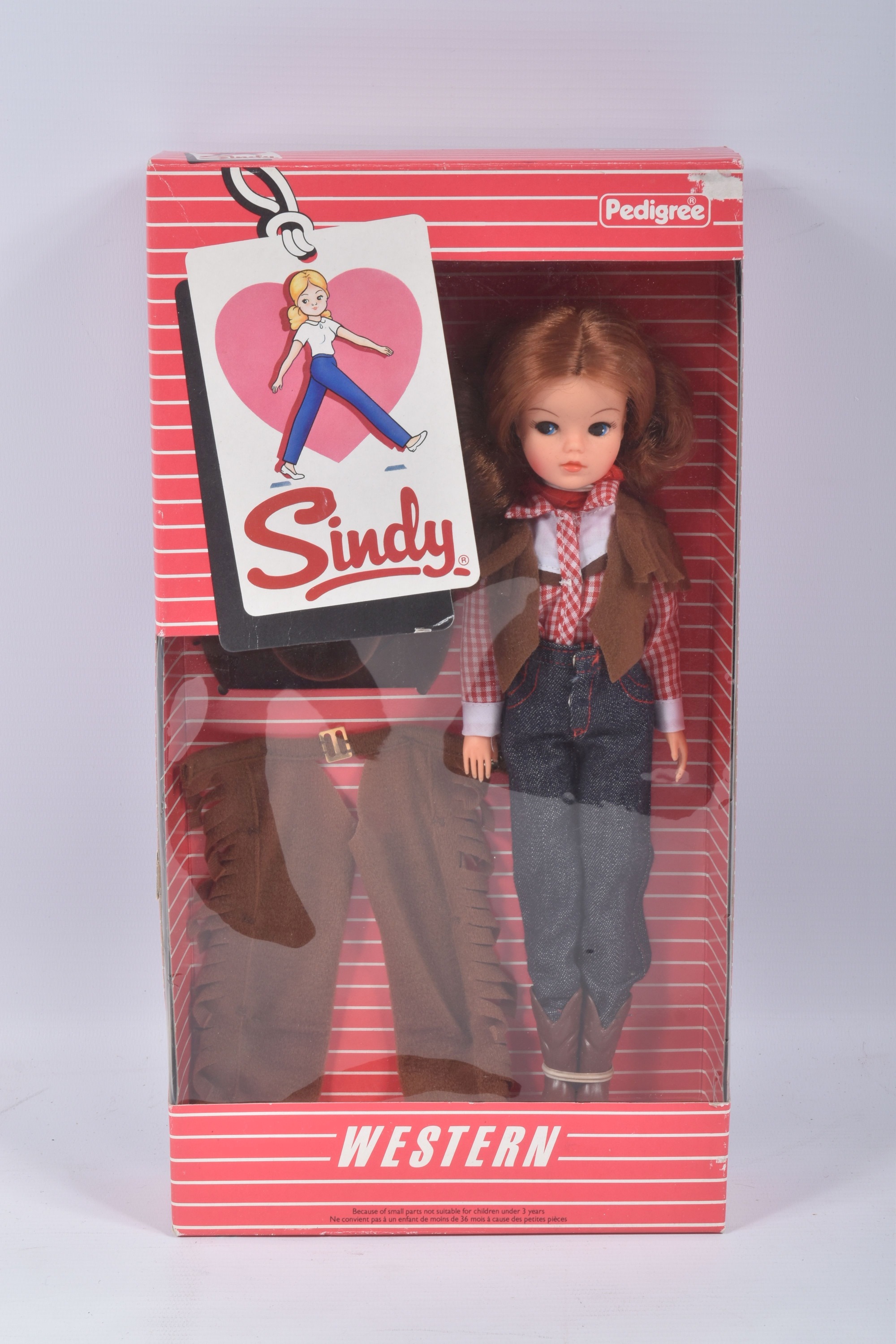 Boxed Pedigree Sindy Western Doll Sold £340