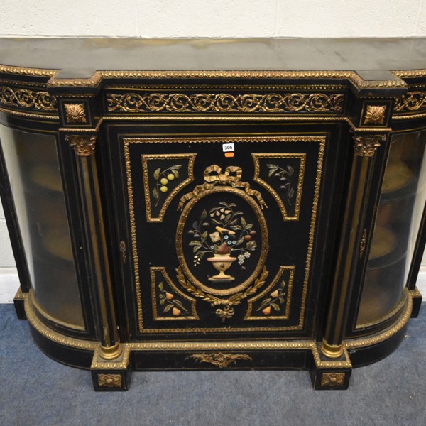 C19th Ebonised Credenza Sold £660