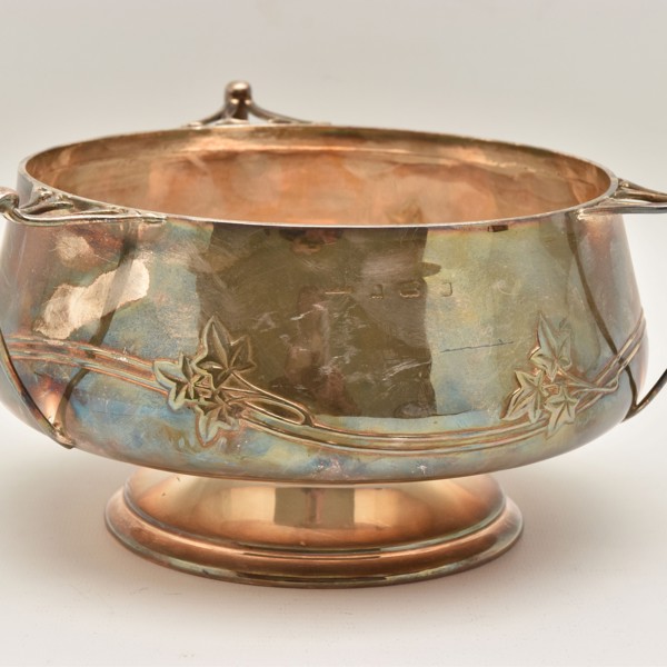Silver Triple Handled Bowl Sold £300