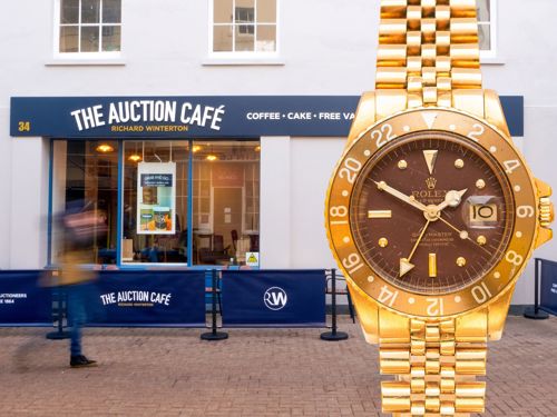 This 1974 18ct gold Rolex GMT-Master 1675 goes to auction on Monday, August 18 2025.