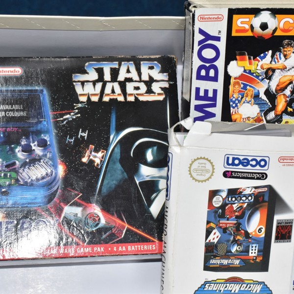 Nintendo Game Boy Ltd Star Wars Model And Games Sold £300