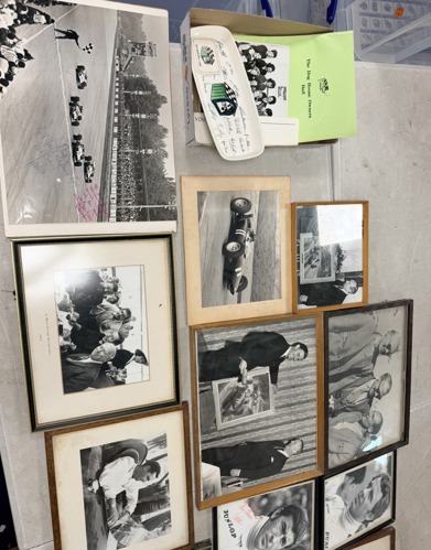 The archive includes legendary F1 racing drivers Sir Stirling Moss, Sir Jackie Stewart and Graham Hill.