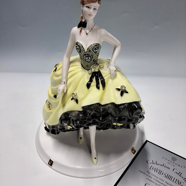 Coalport ltd edition David Shilling 'Going Gala' figurine sold £380.jpg