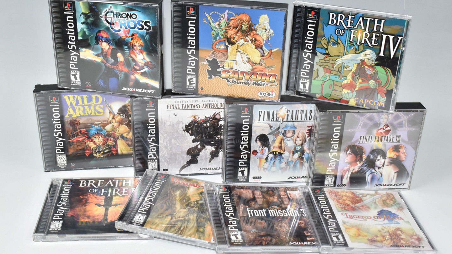 Collection Of NTSC Playstation Video Games Sold £340