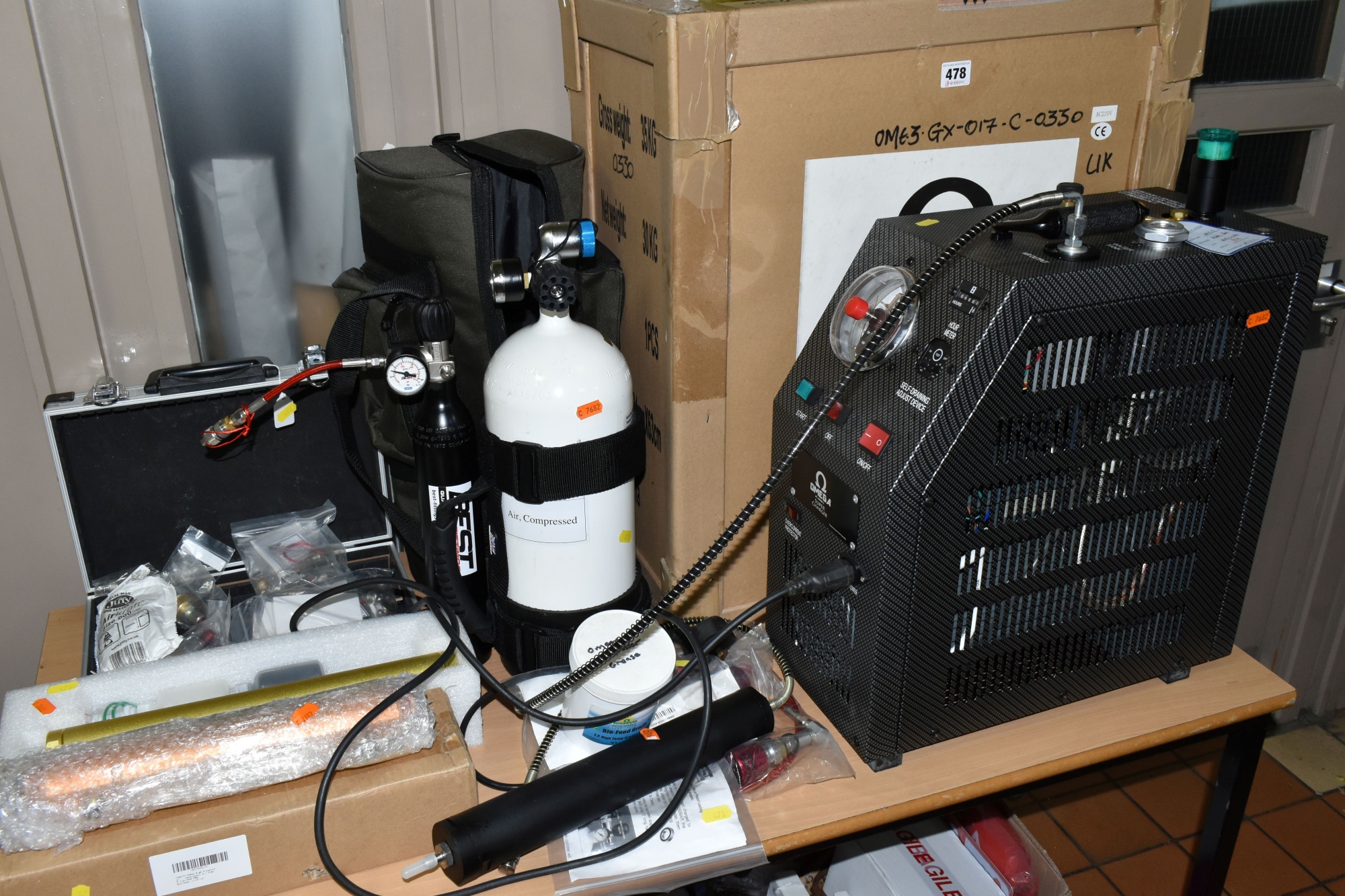 Omega OM E 3 Super Charger Air Compressor For Air Rifles Sold £750