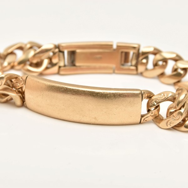 9Ct Gold ID Bracelet Sold £1,500