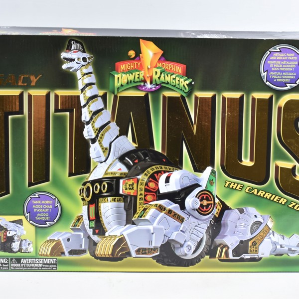Boxed Bandai Mighty Morphin Power Rangers Legacy Titanus The Carrier Zord Sold £260
