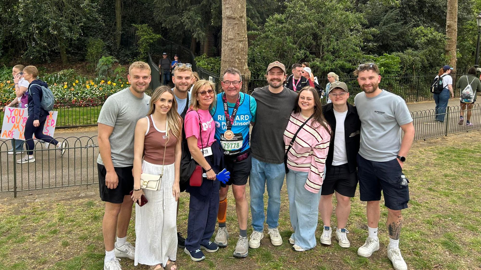 Web Richard Winterton 2026 London Marathon Finish With Family