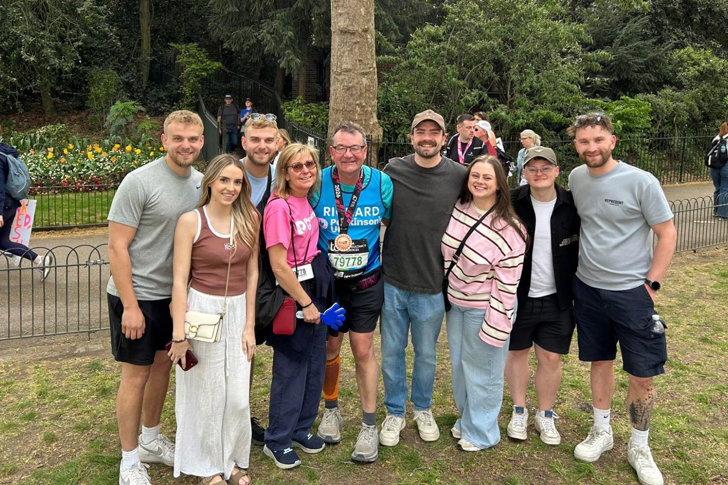 Web Richard Winterton 2026 London Marathon Finish With Family