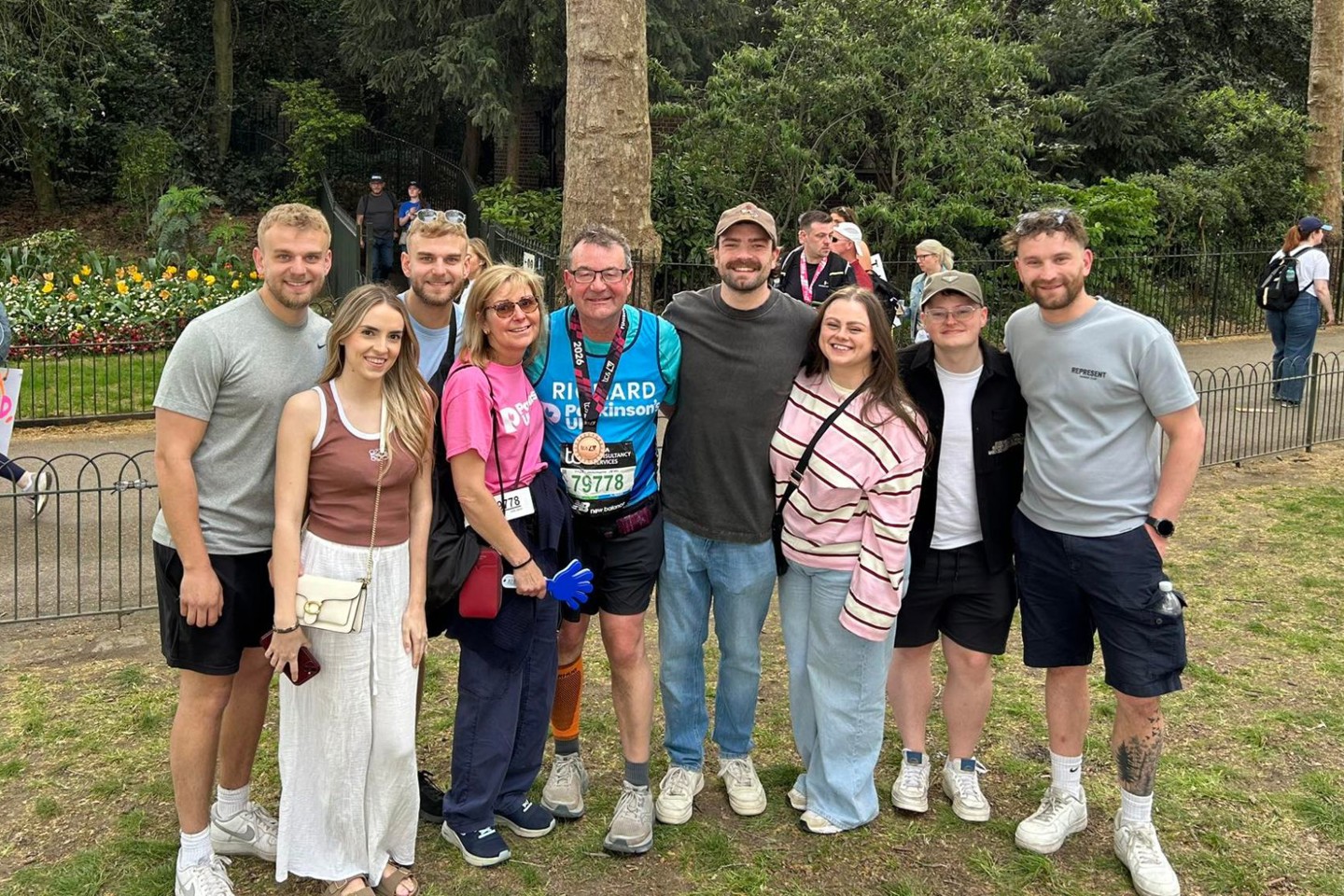 Web Richard Winterton 2026 London Marathon Finish With Family