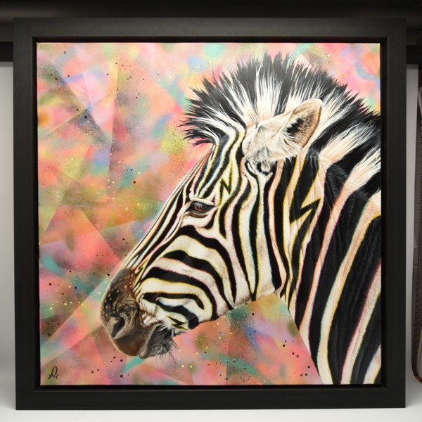 'She's Electric', Mixed Media On Canvas By Hayley Goodhead Sold £520