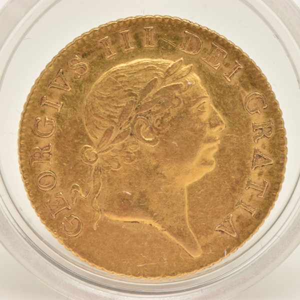 1813 George III Gold Full Guinea Sold £3,800