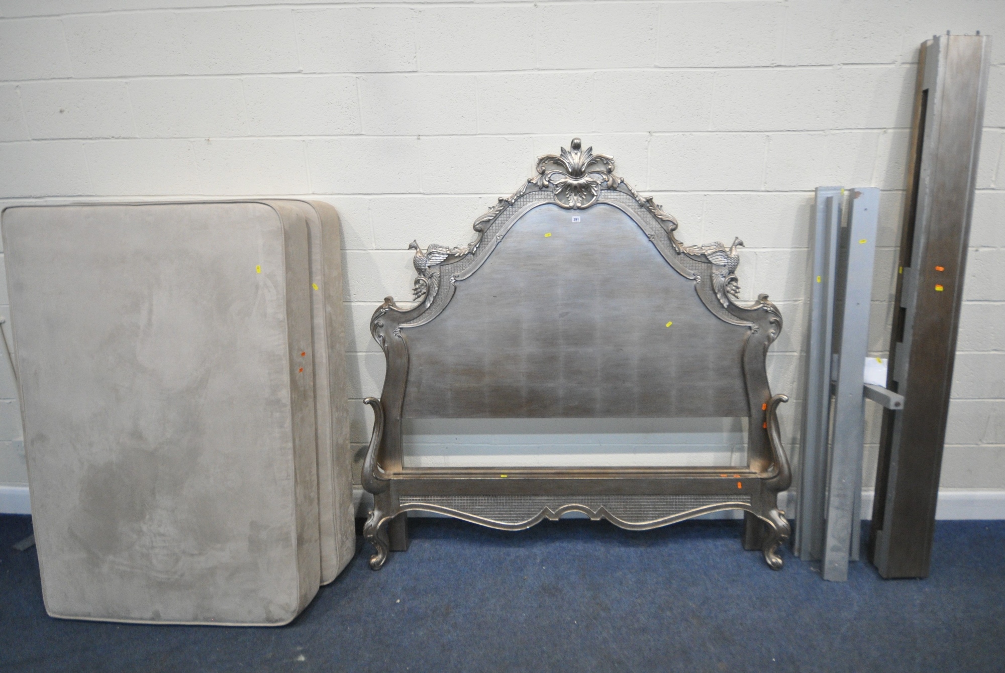 And So To Bed Louis XVI Style Silver Bed Sold £1,050