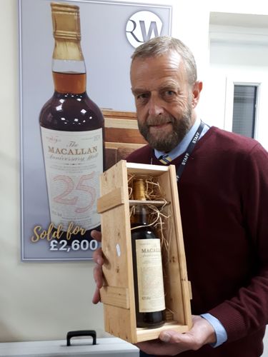 Robert French, wine and whisky specialist at Richard Winterton Auctioneers.