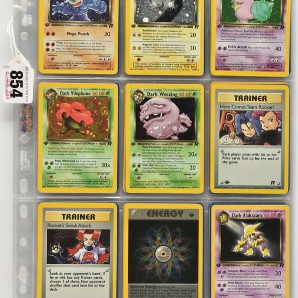 Complete Pokemon 1St Edition Team Rocket Set Sold £1,700 Web