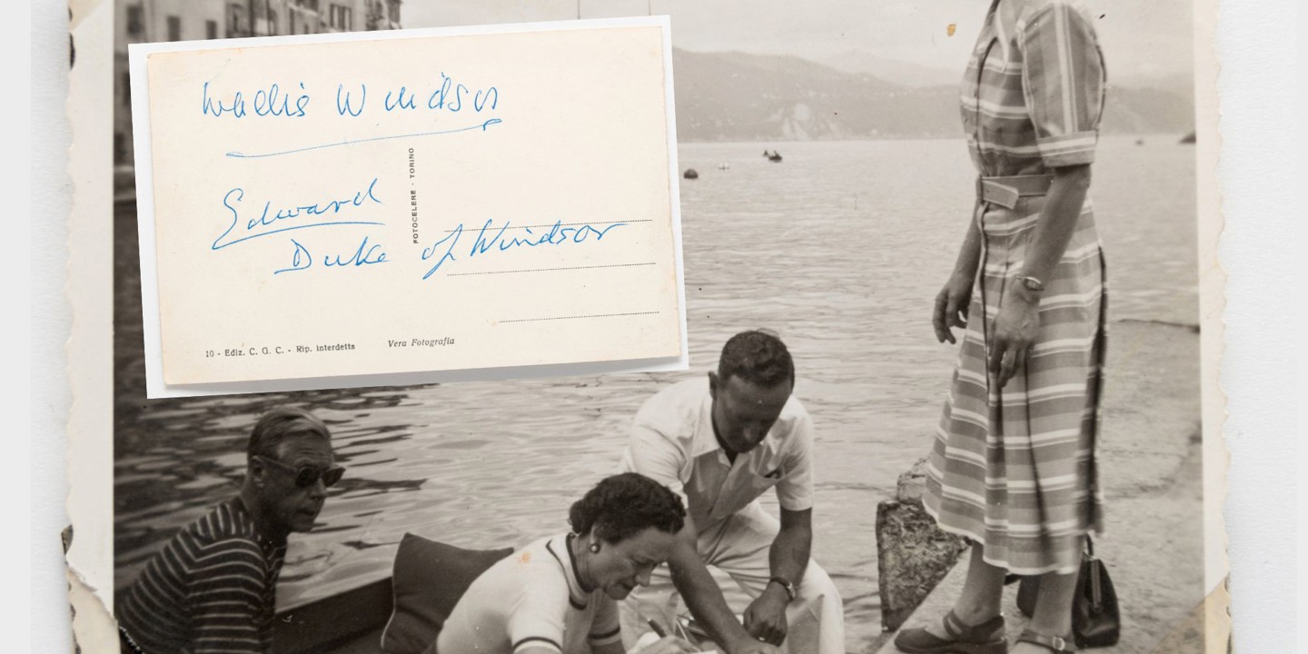 Duke And Duchess Of Windsor Autographs Web Page Top