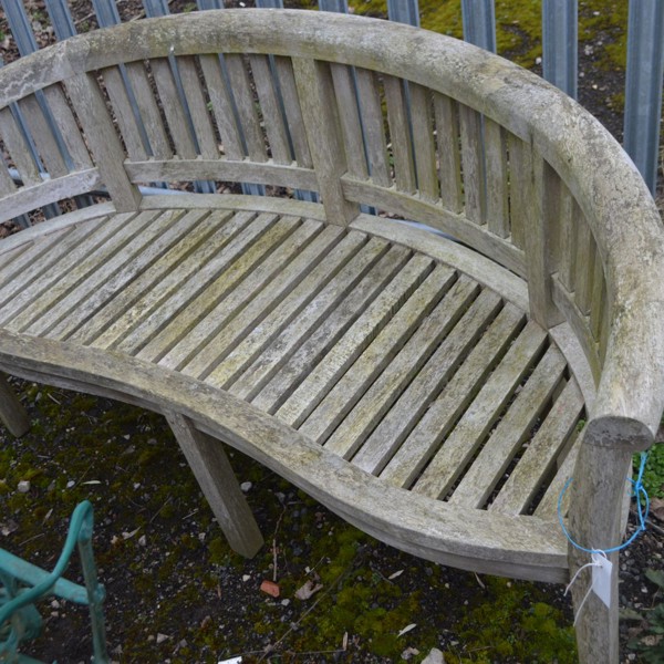 Teak Banana Bench Sold £400