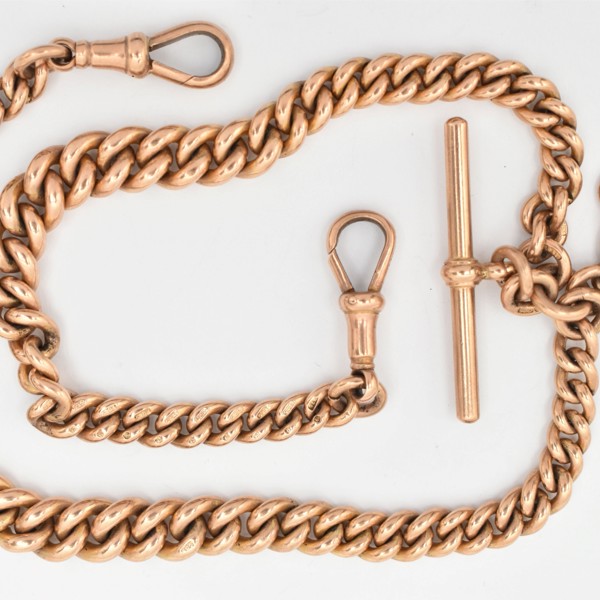 9Ct Gold Double Albert Chain Sold £1,320