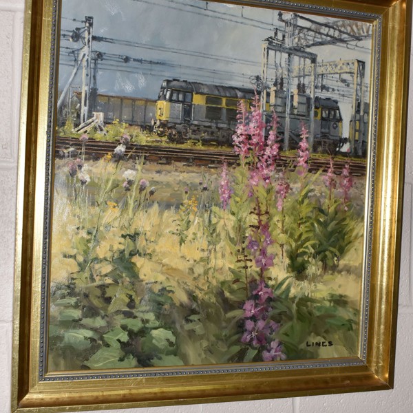 John Lines Locomotive And Landscape Sold £660