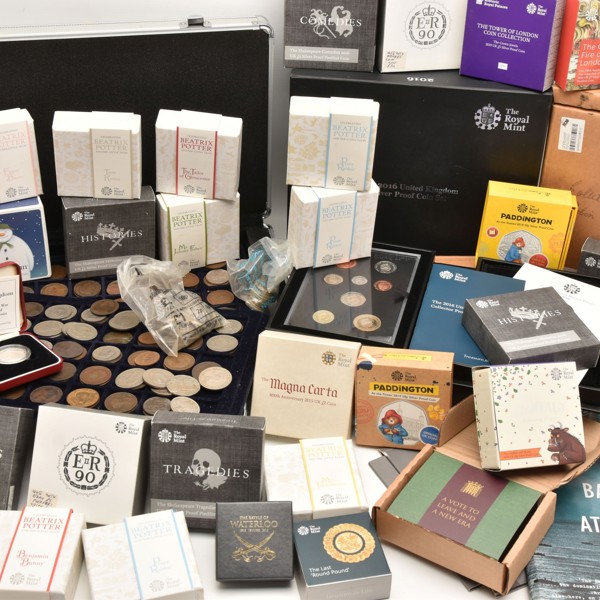 Large Collection Of Royal Mint Coins Sold £1,300