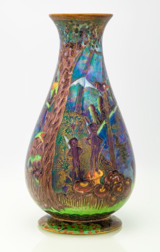 The Wedgwood Fairyland Lustre vase going to auction on May 6.