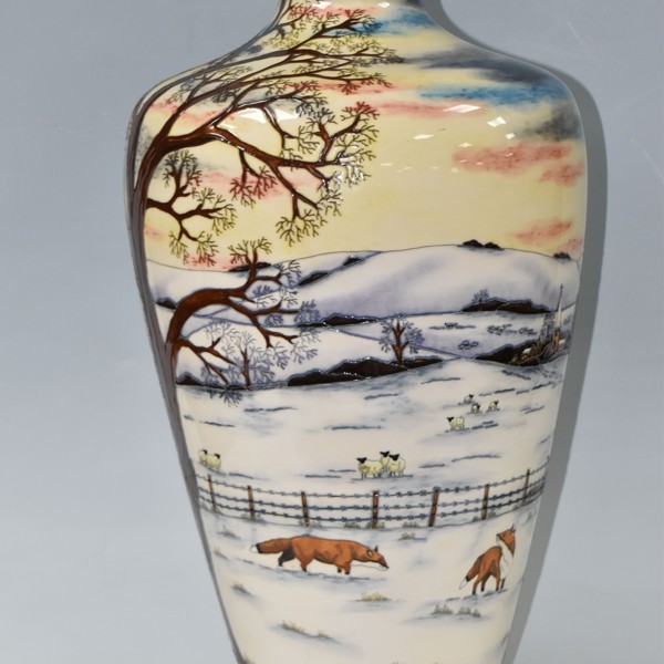 Moorcroft Large 'Woodside Farm' Floor Vase Sold £900