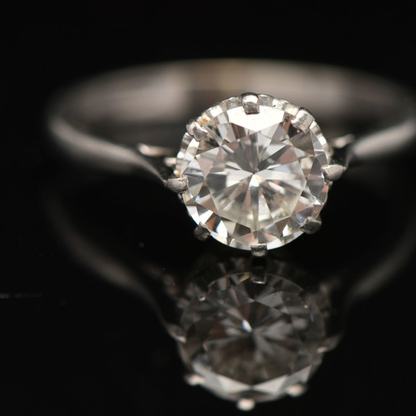 1.46Ct Single Stone Natural Diamond Ring Sold £2,900