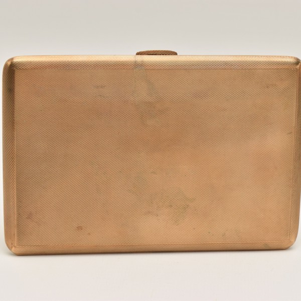 9Ct Gold Cigarette Case Sold £4,400