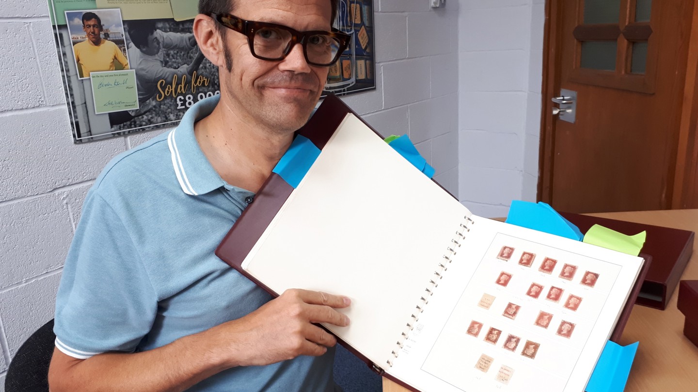 This Album Features A Mint Collection Of 1864 Penny Red Plates