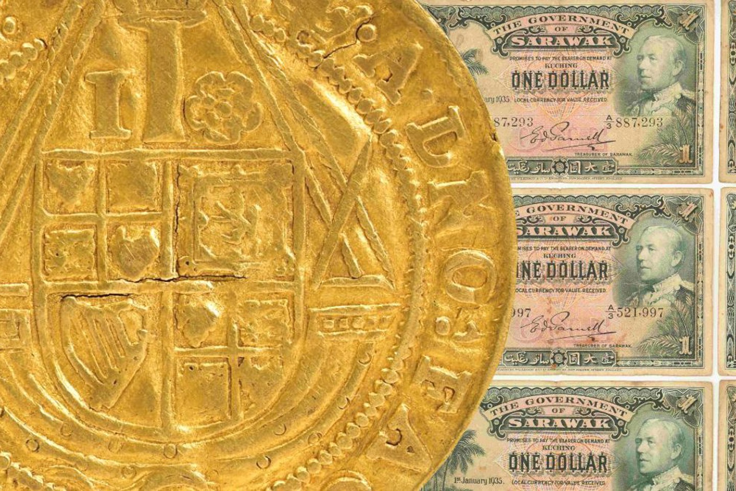 Coins Banknotes Page Banner