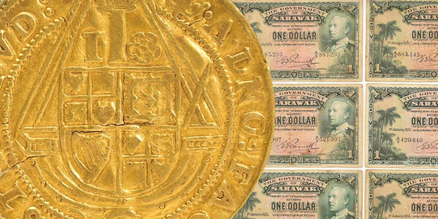 Coins Banknotes Page Banner