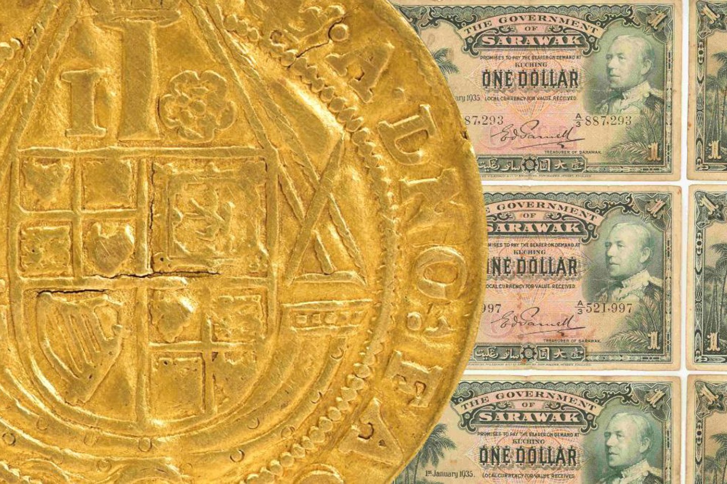 Coins Banknotes Page Banner