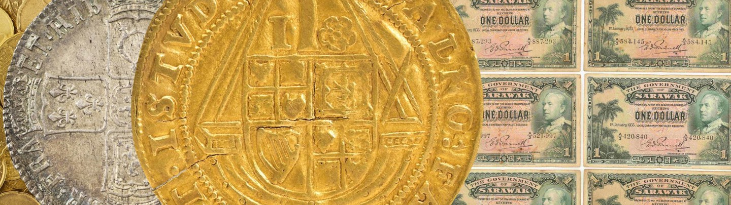 Coins Banknotes Page Banner