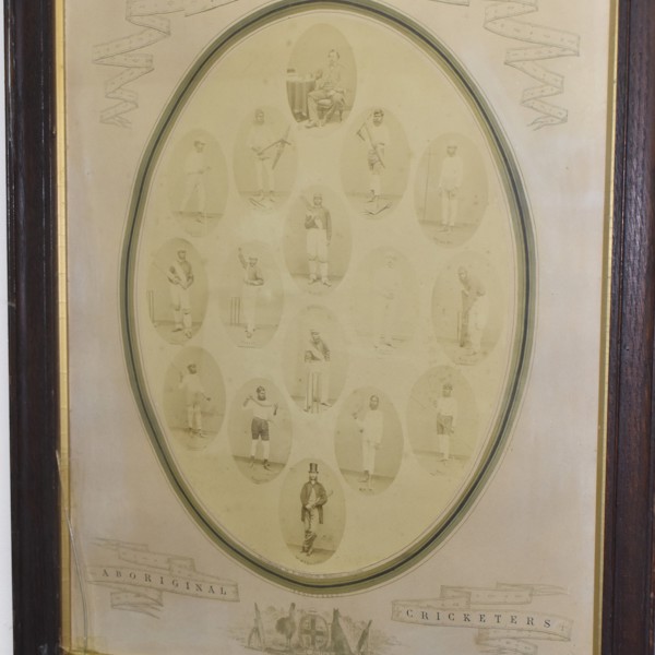 Australian Aboriginal Cricketers 1868 England Tour Souvenir Photographic Print Sold £3,200